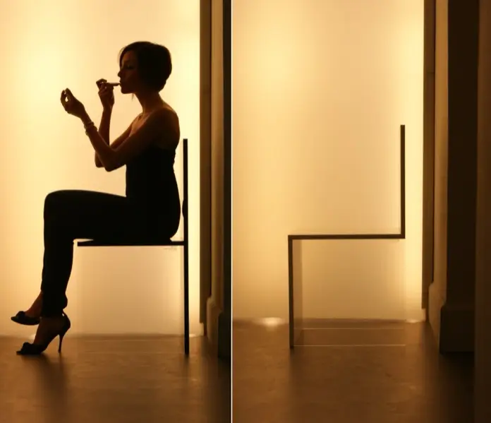 Efecto de silla flotante de la Magica Chair