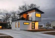 Una casa contenedor de 45 m² que se vende en Amazon Vivienda de 3 contenedores que se vende en Amazon