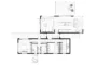 Plano de planta principal de Fish Creek House