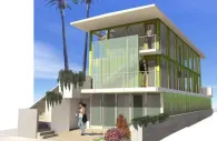 Green on Main con 14 contenedores de carga